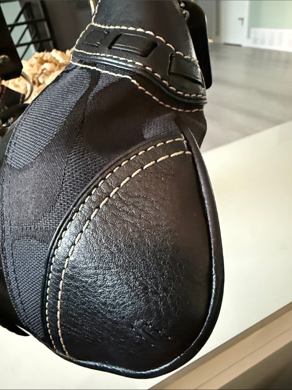 2006 Coach Hamptons Signature Python Mini Hobo - Picture 9 of 16